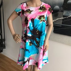 Bo & Nic tie dye floral dress sz XS